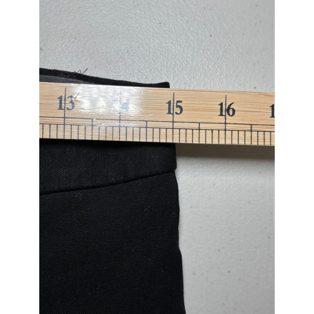 Banana Republic Sloan Black Slim Fit Dress Pants Womens 4P Petite Bi-Stretch - Picture 8 of 10
